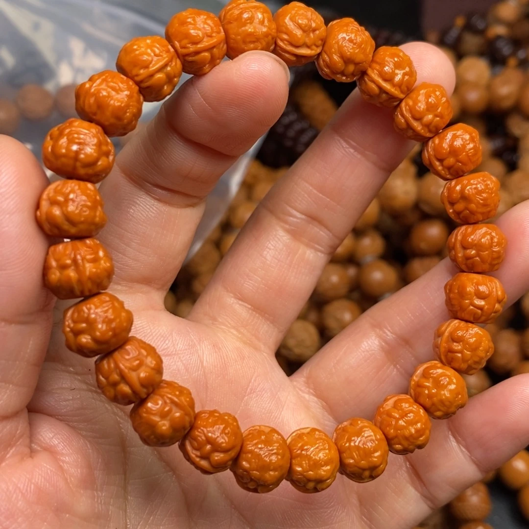 菩提籽类橄榄猴头核桃雕刻手串手链项链