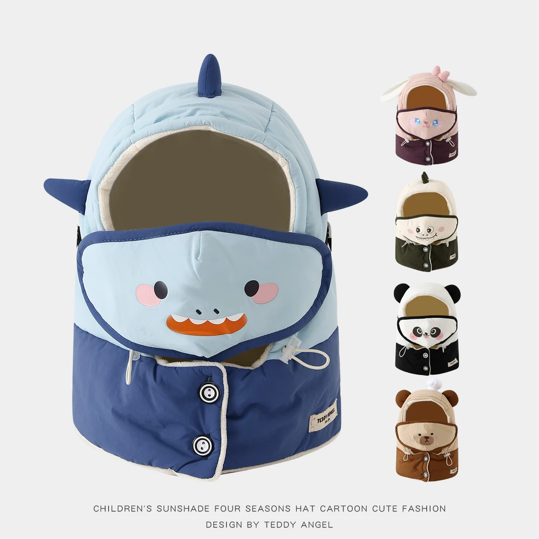 【儿童款】儿童帽子套头帽男女通用休闲风休闲帽子加厚防风保暖