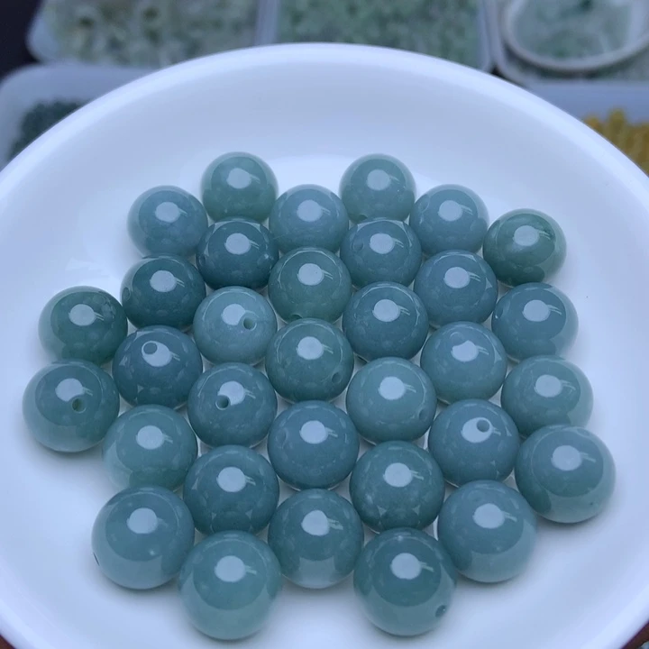 散珠翡翠卡12冰蓝水10个