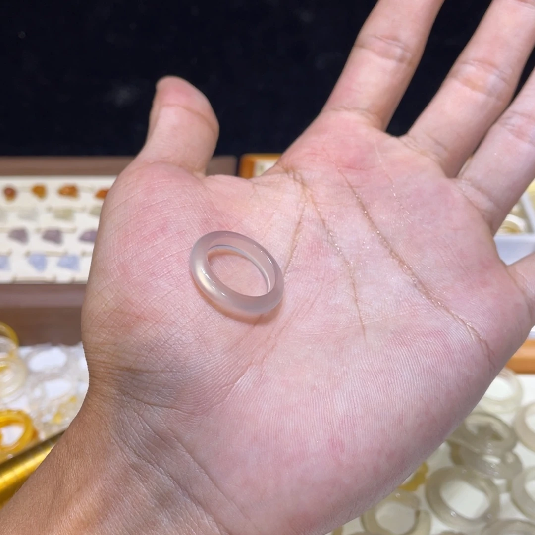 玛瑙/玉髓未镶嵌戒指79号港14