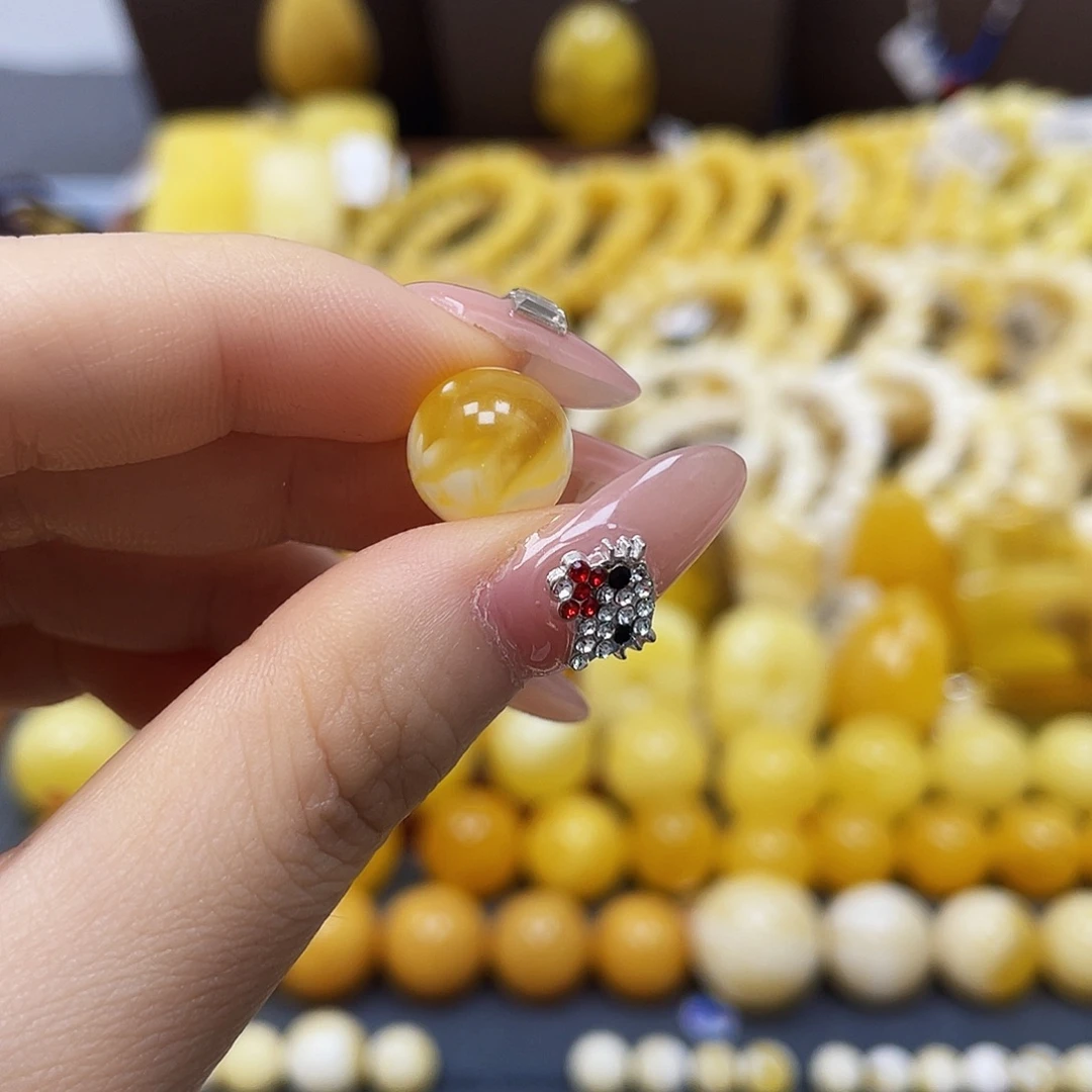 不***哭蜜蜡未镶嵌裸石11.2mm