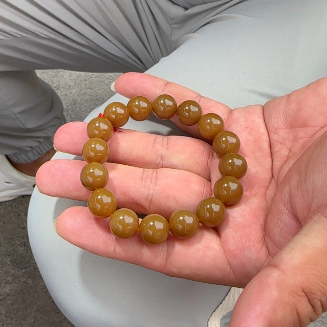 未镶嵌手链和田玉新疆且未金山糖卡12