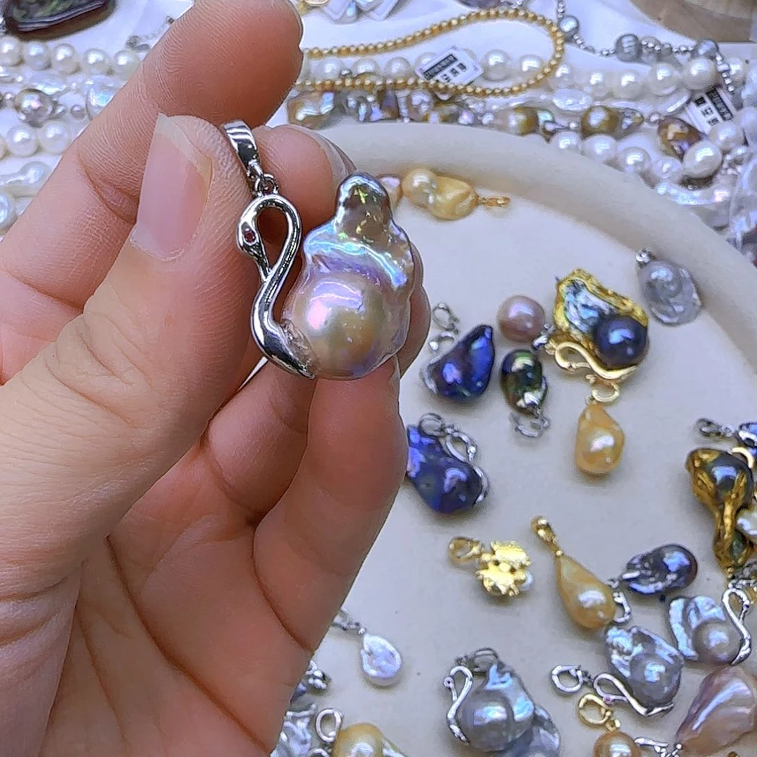 未镶嵌项链定制982淡水珍珠