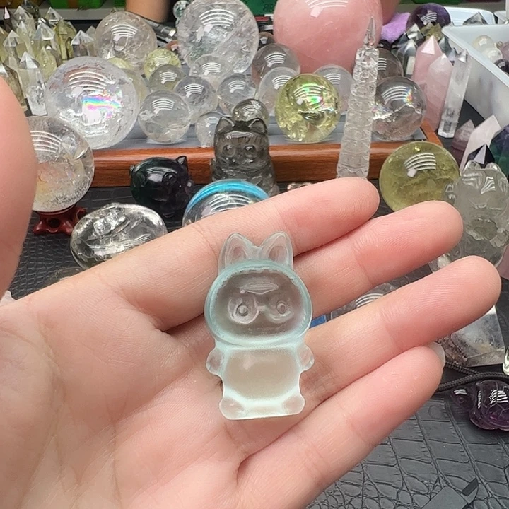 兰***师未镶嵌珠宝半成品水晶