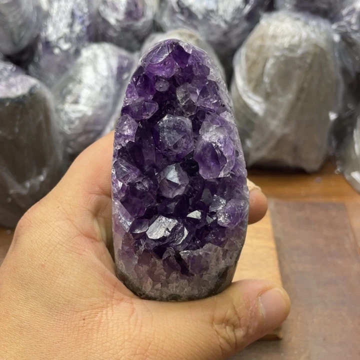 紫晶摆件未镶嵌紫晶
