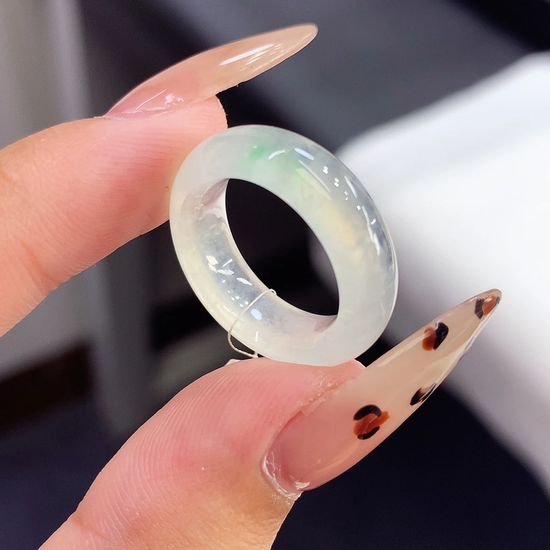 翡翠未镶嵌戒指9号