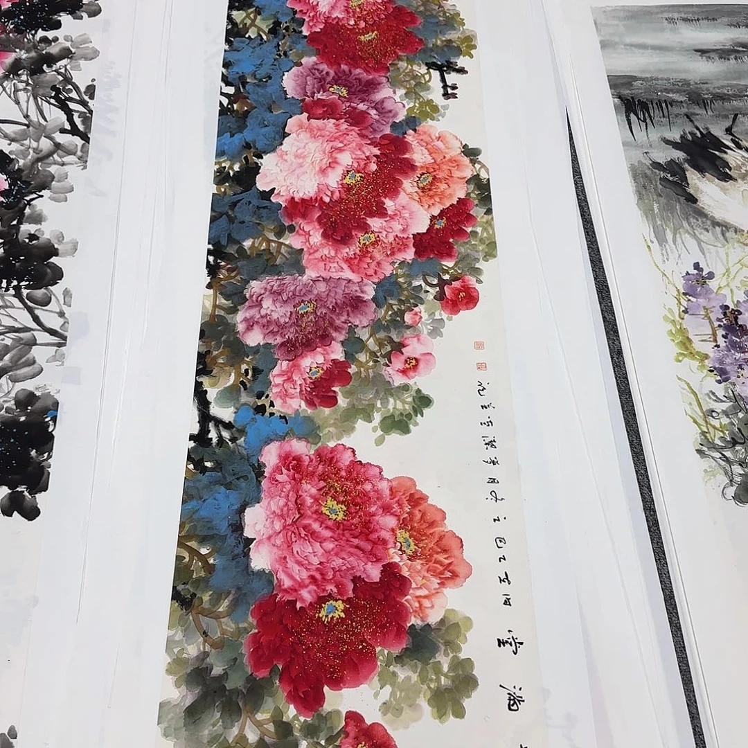 国画180*50纯手绘邓梦洁