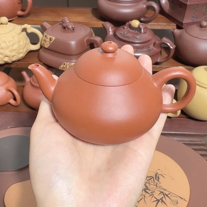 原矿红皮龙梨型壶120cc