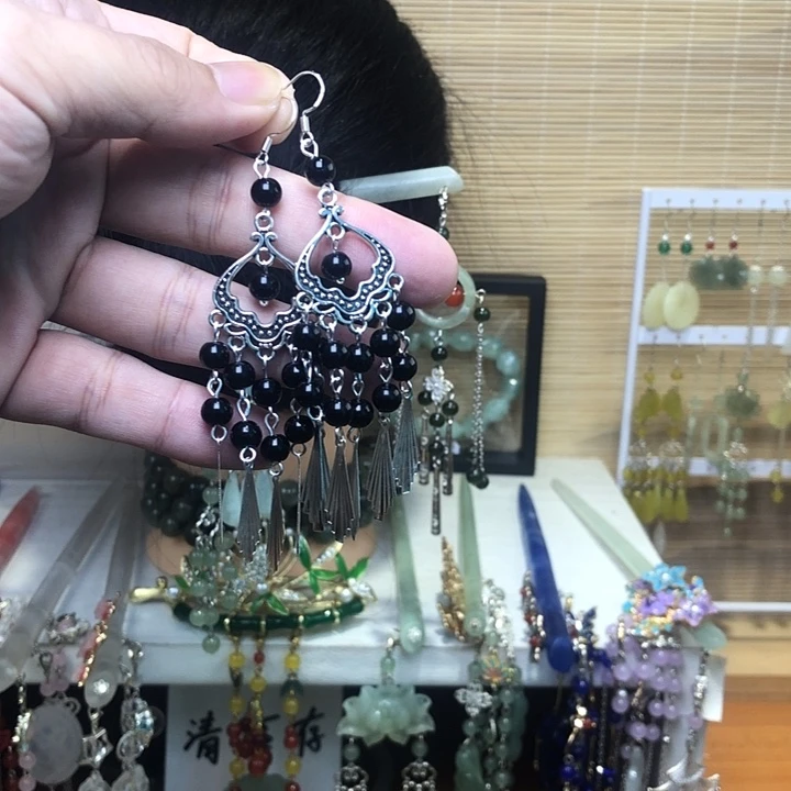 蛇纹石玉未镶嵌发簪