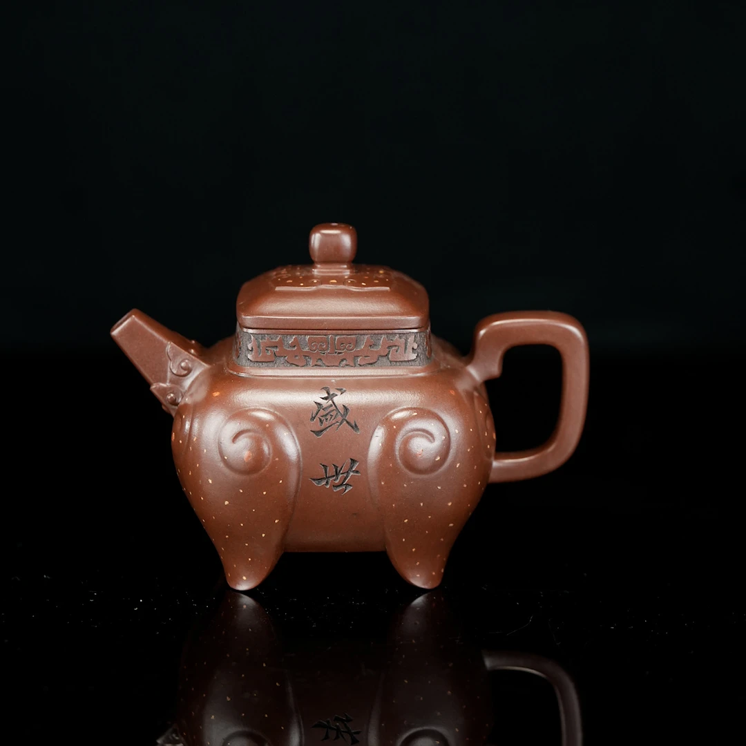 景舟亲侄顾顺芝鸣远四方宝鼎顾氏家传紫泥340