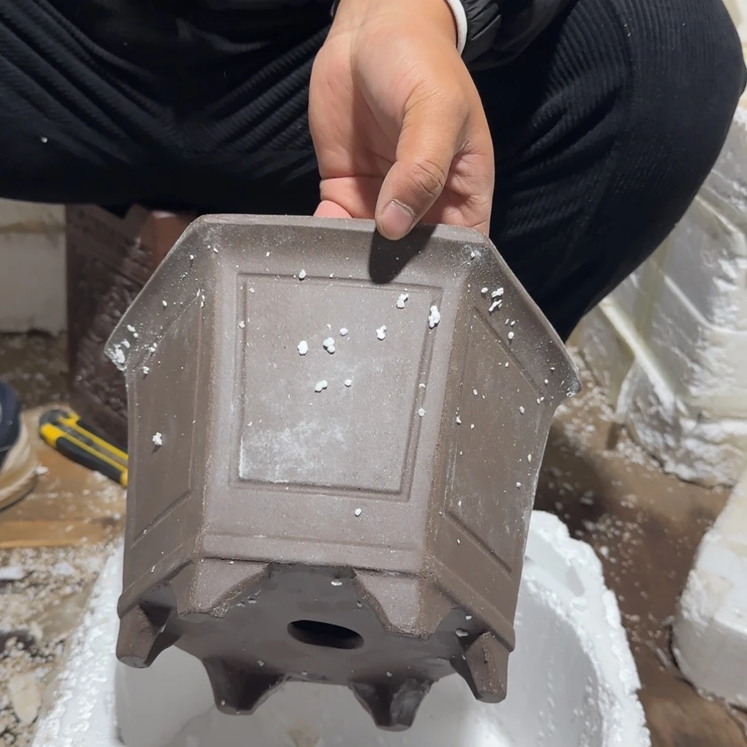 紫砂花盆口径20厘米