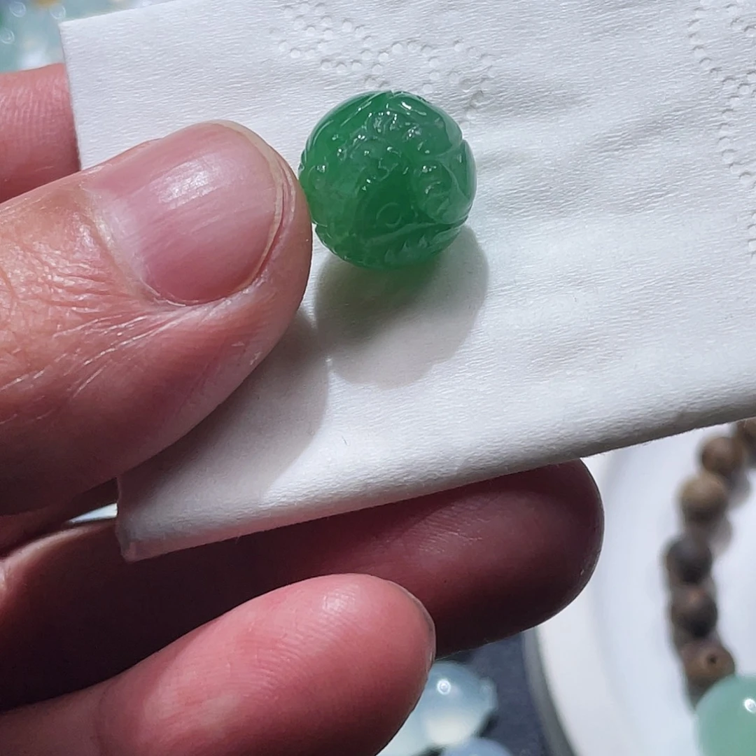 舞***o定制翡翠未镶嵌卡13.2