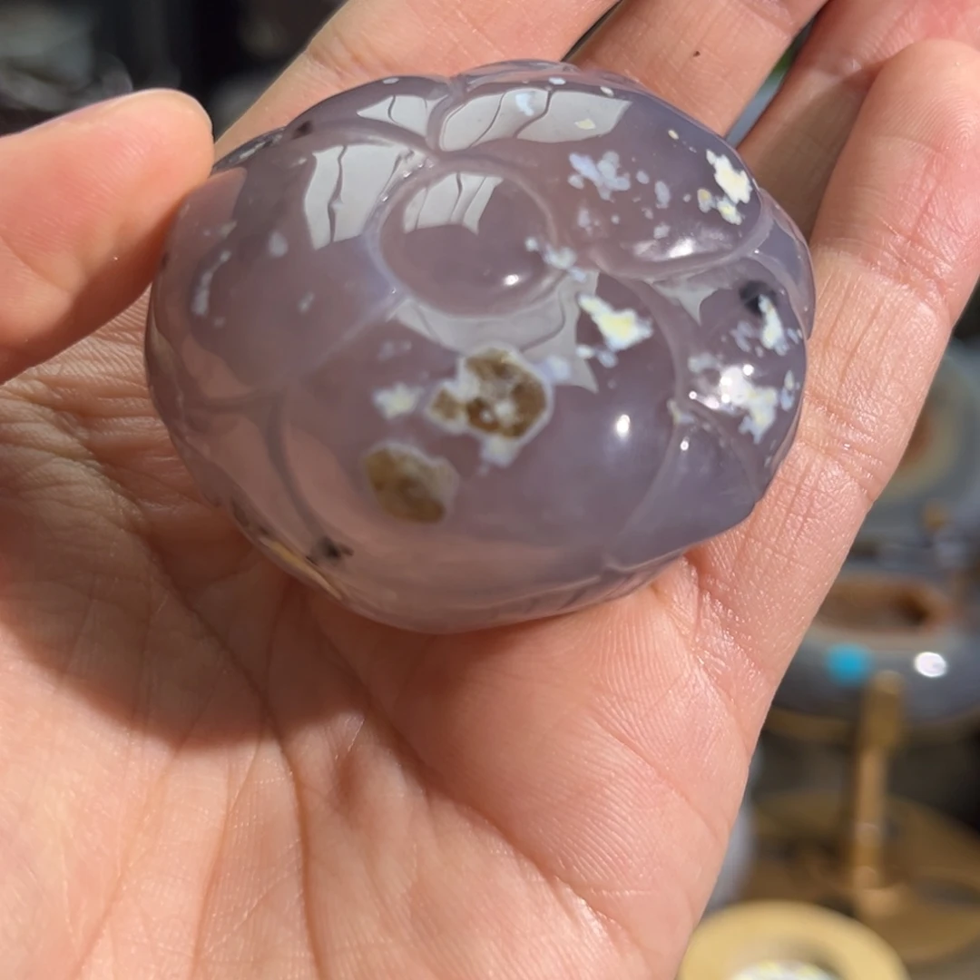 未镶嵌聚宝盆玛瑙/玉髓般****佟