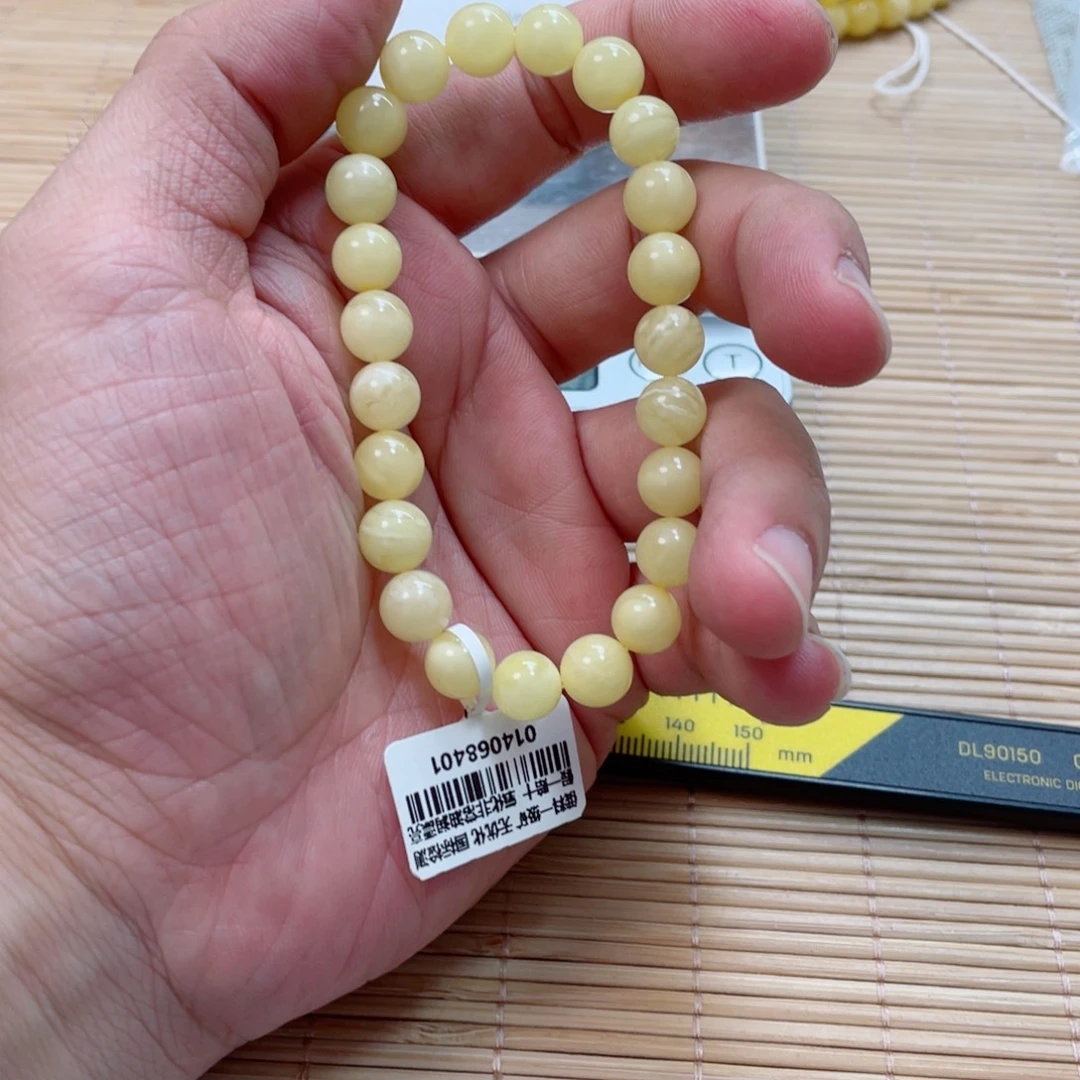 裸石蜜蜡未镶嵌94手串