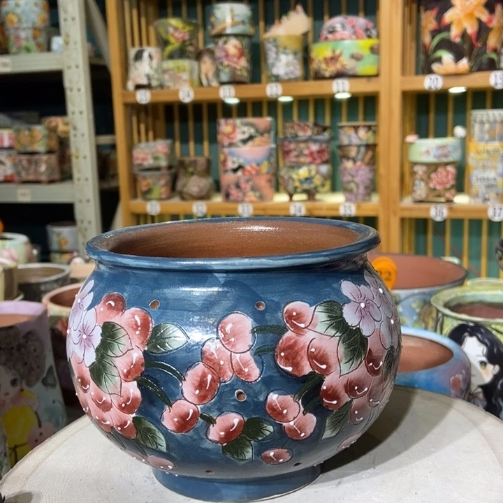 红陶景德镇艺术手绘作品