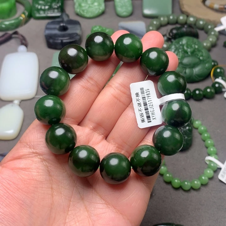 和田玉未镶嵌手串