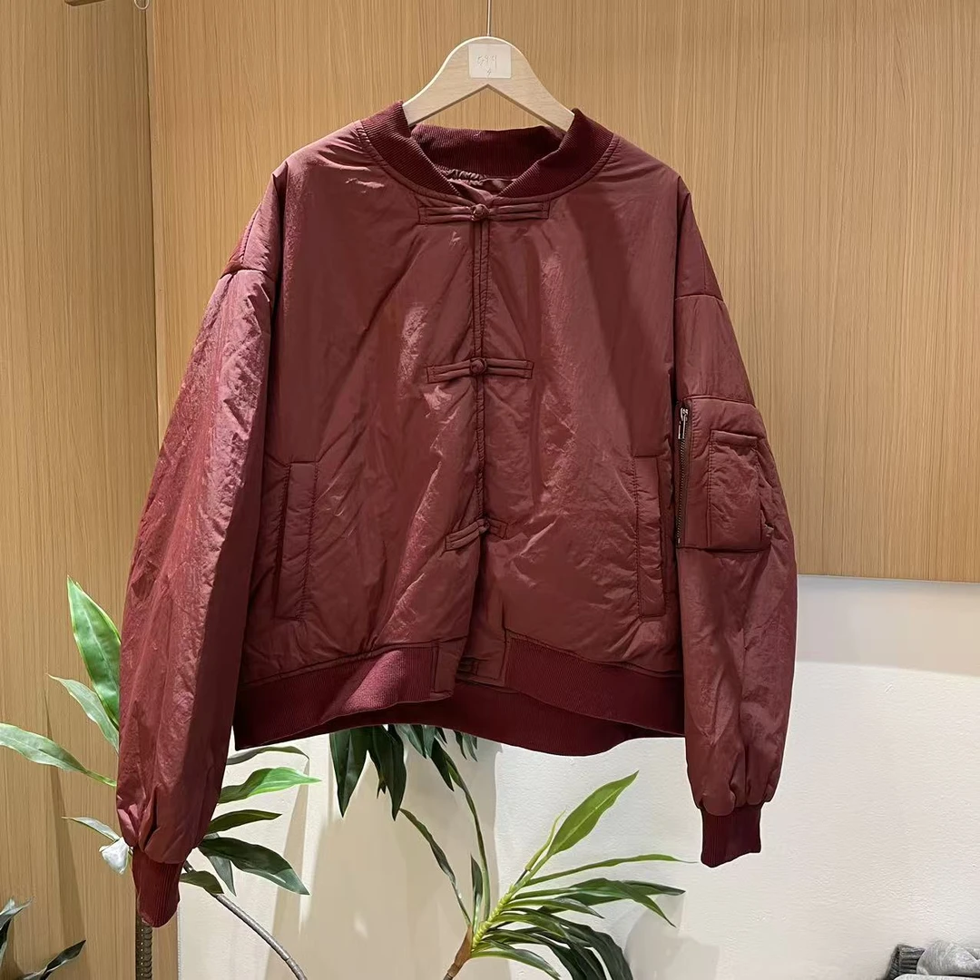 18405新款秋冬加厚休闲百搭减龄宽松棉服外套