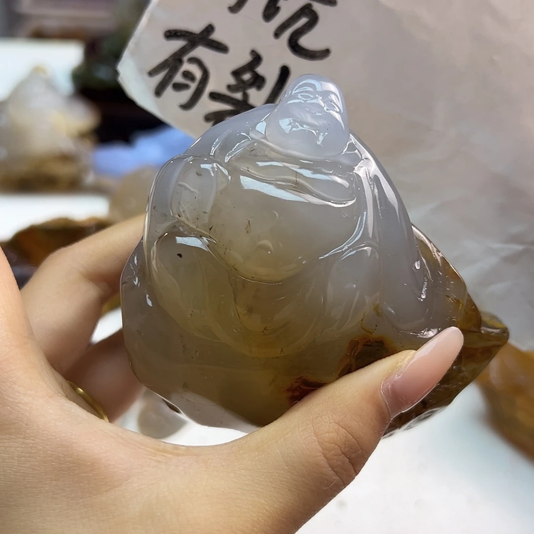 玛瑙/玉髓未镶嵌项链