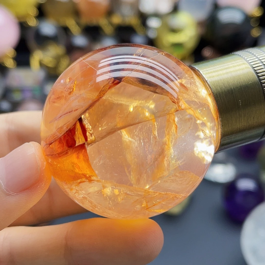 未镶嵌珠宝半成品水晶天然浇花46.2mm