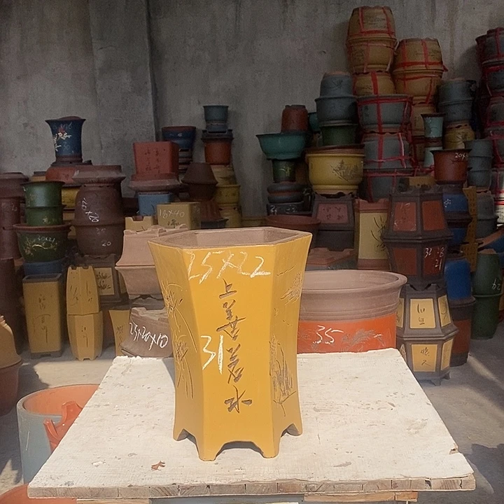 紫砂花盆紫砂花盆