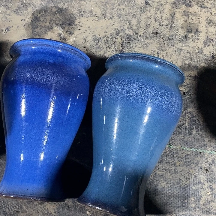 紫砂花盆。 高  26口14