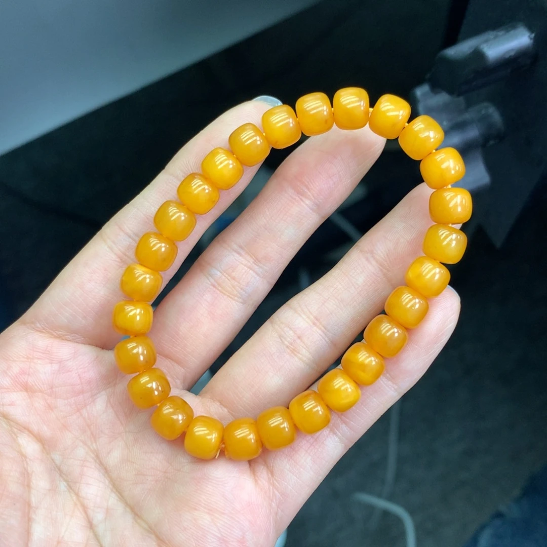 琥珀未镶嵌珠宝奇石8mm➕