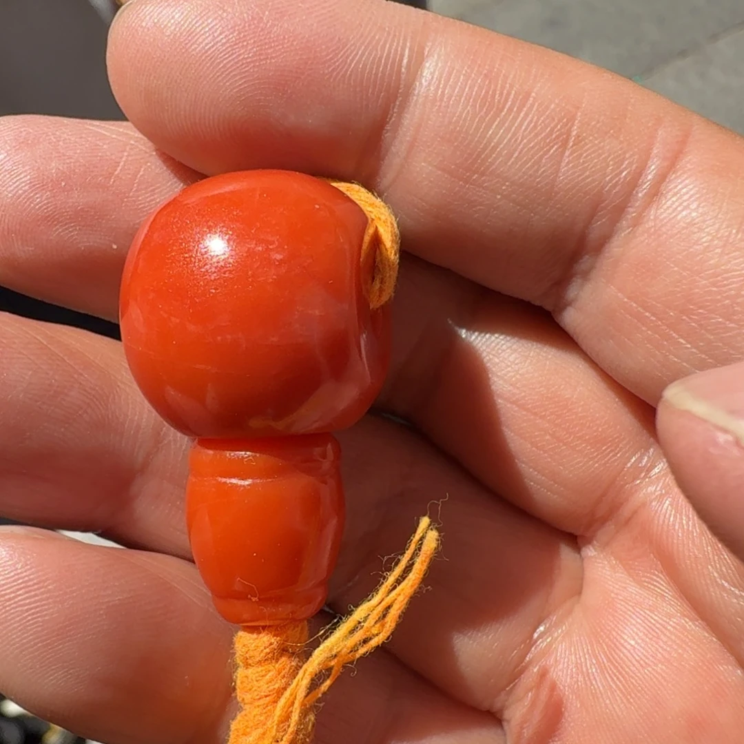虚***骨颈饰玻璃藏传精品吊坠项链套装