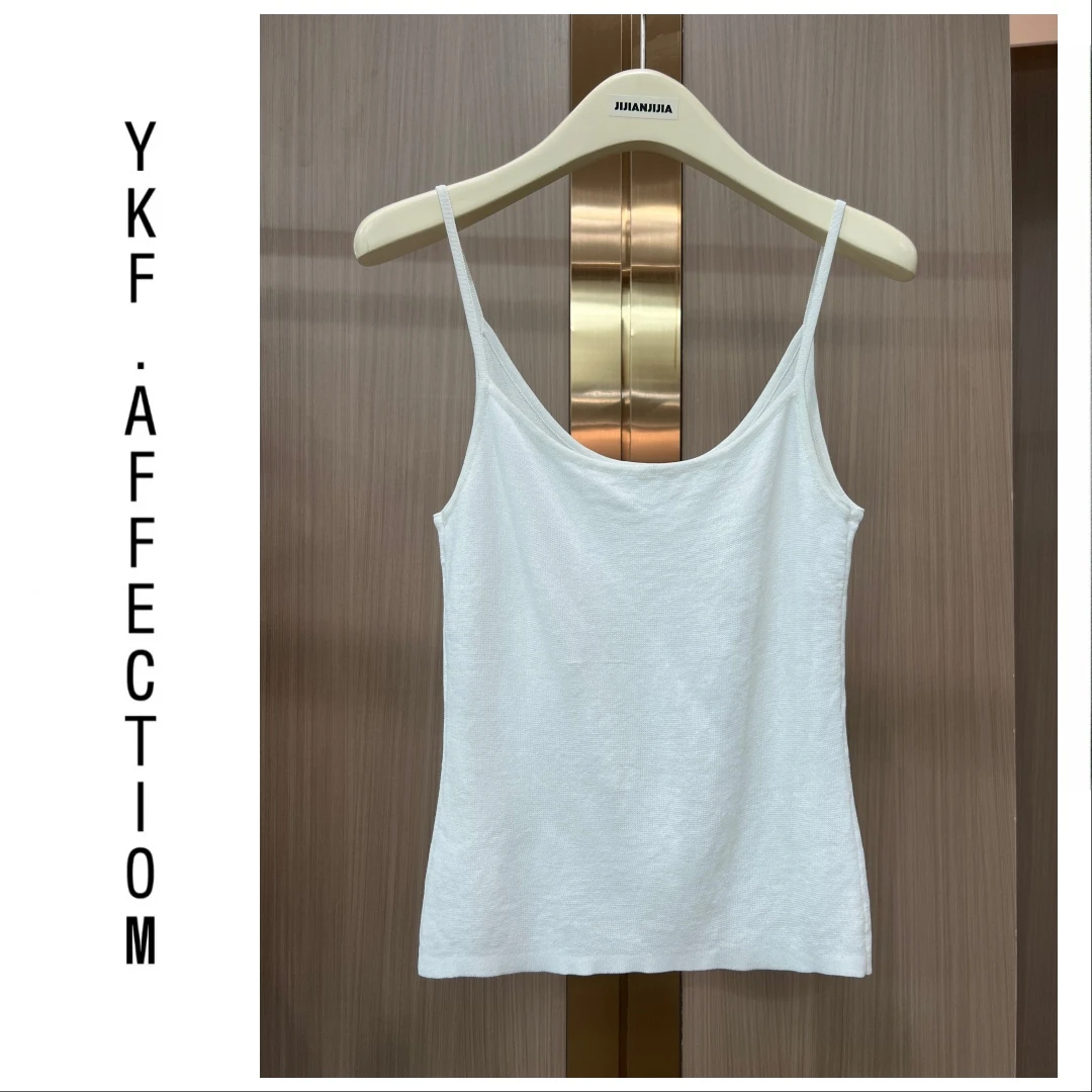 夏季轻薄多巴胺细吊带背心43001