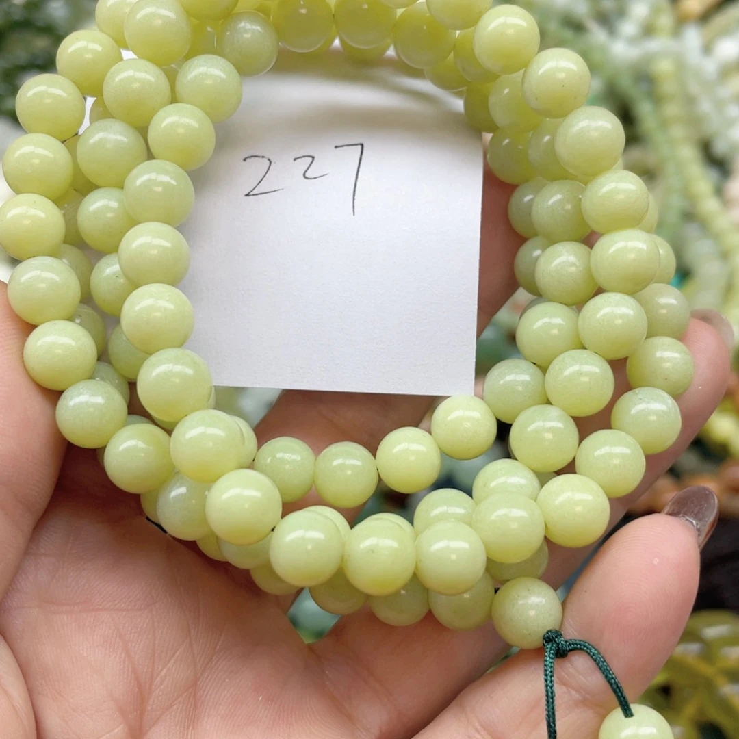 未镶嵌蛇纹石玉手链