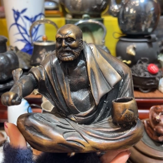 铜中古工艺品摆件