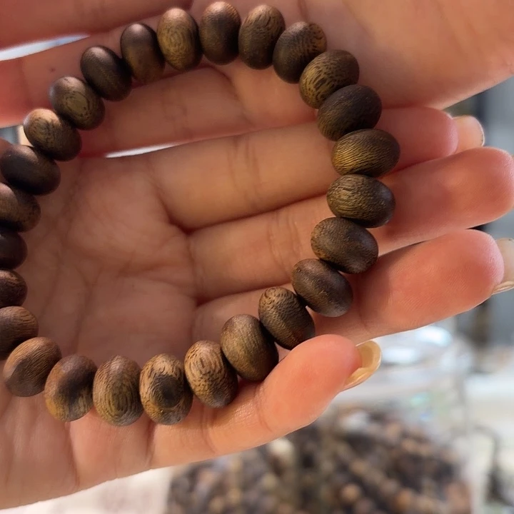 沉香沉香碎屑算盘珠单圈