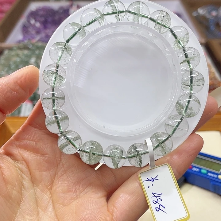 水晶手链未镶嵌绿幽灵11m