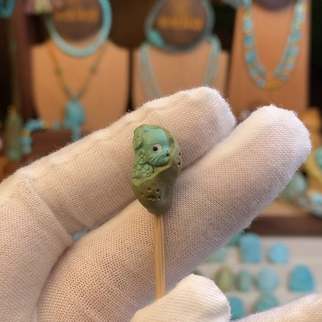 绿松石未镶嵌配饰