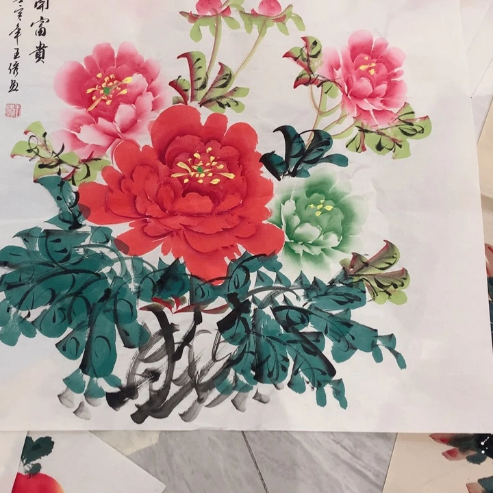 国画纸本艺术作品