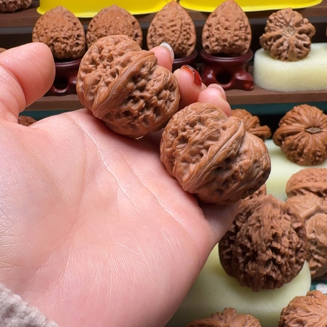 猫****文玩核桃吊坠元宝41