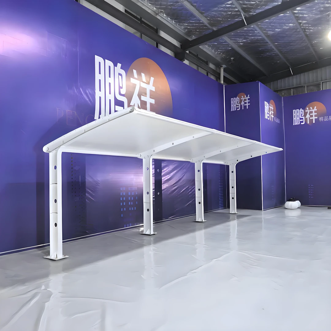 鹏祥钢模厂家直销膜结构张拉膜电动车停车棚汽车停车棚遮阳棚雨棚