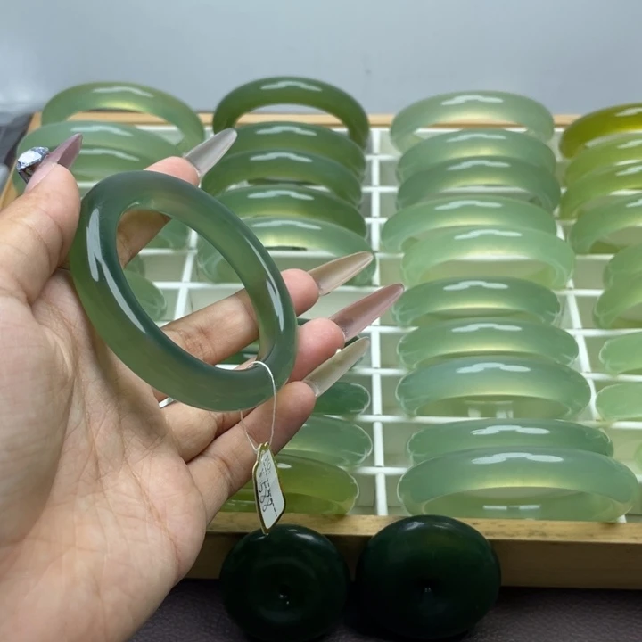****蛇纹石玉合金手镯