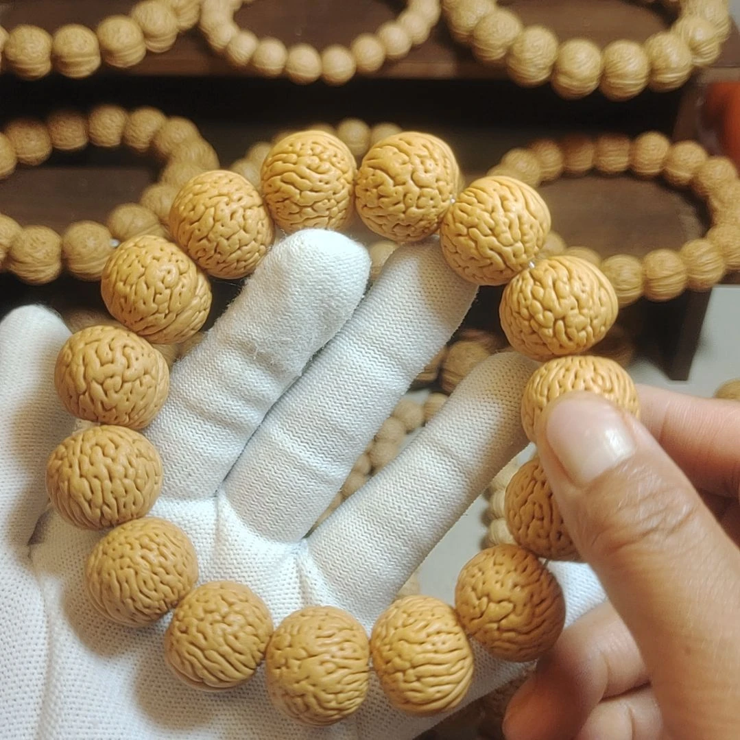 桃核手串矮桩白月光