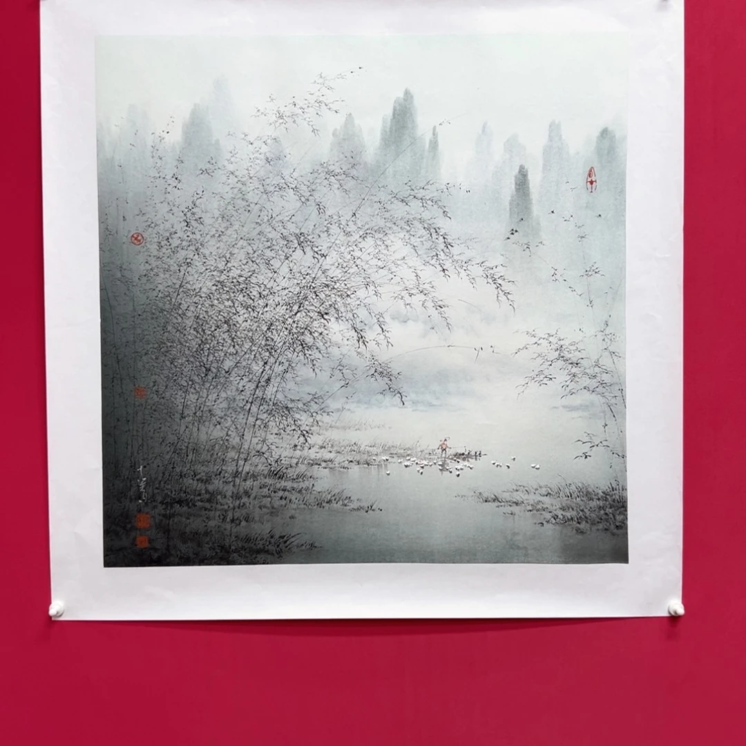 国画劳****8木春作品欣赏