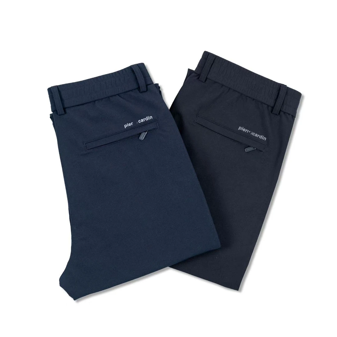 专柜撤柜春秋半松紧腰弹力休闲商务男裤百搭宽松弹力舒适男士简约