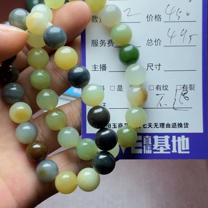 择***行和田玉未镶嵌颈饰
