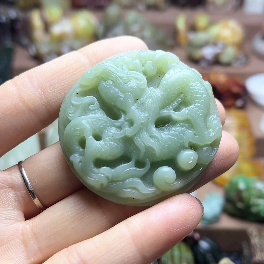 白玉菩提吊坠15。。