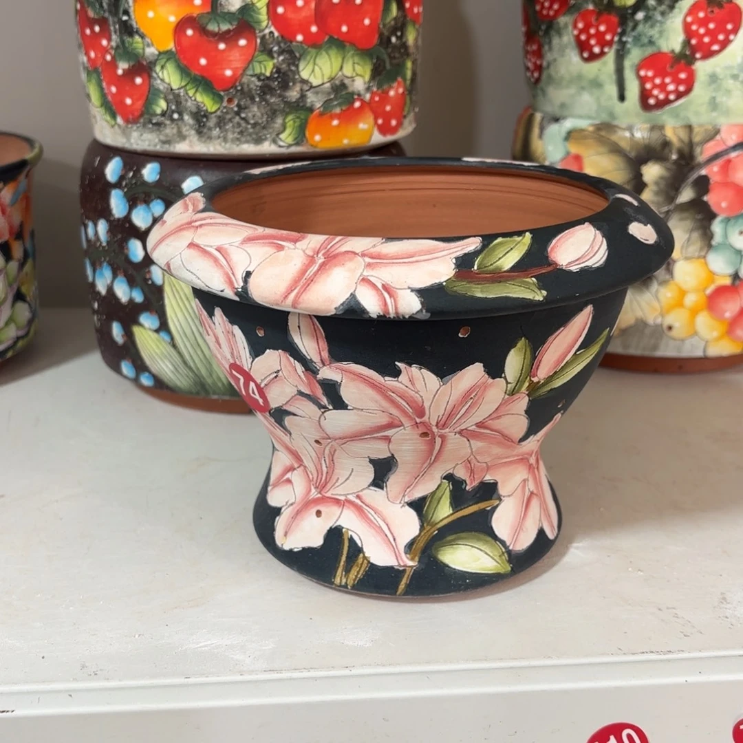 景德镇手绘花盆陶瓷13/12