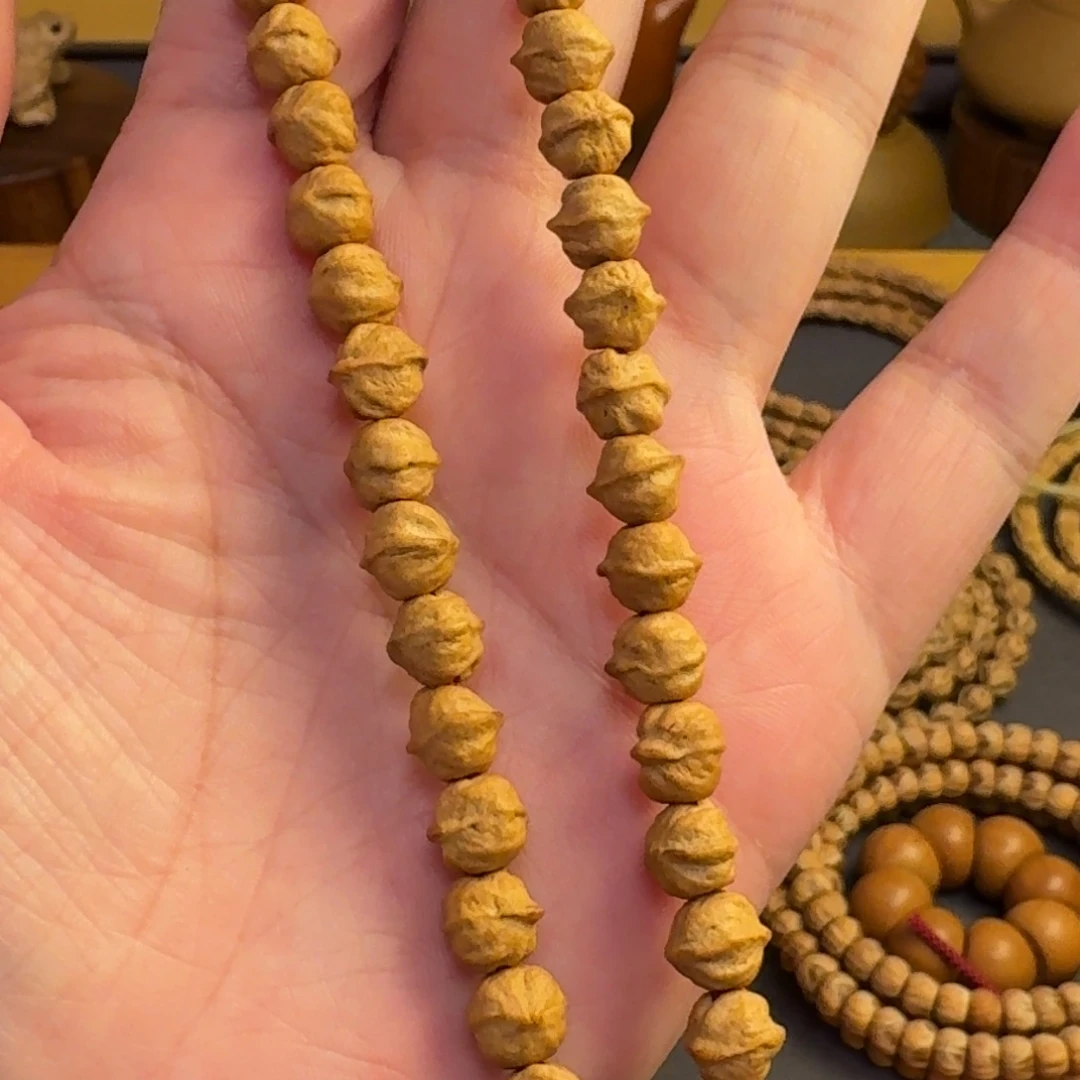 柏香籽/百香籽手串热振原桩横打聚宝盆手持