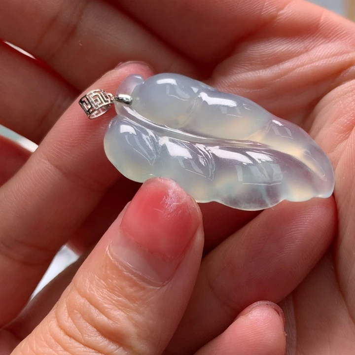 定制翡翠未镶嵌叶子