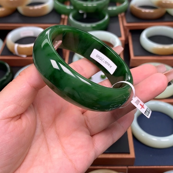 和田玉（碧玉）5960圈口未镶嵌陈*兰