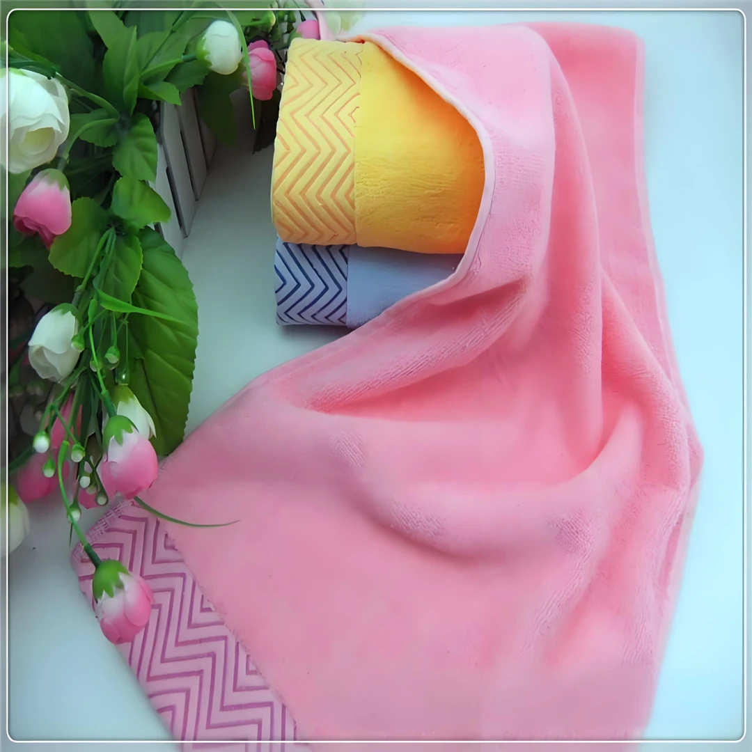 半条///透明纯棉时尚简约毛巾