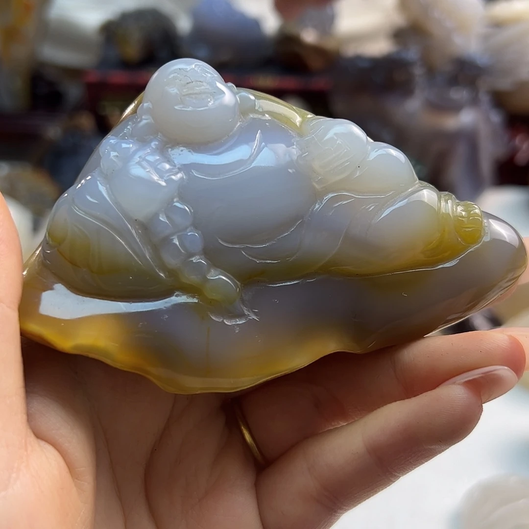 玛瑙/玉髓未镶嵌项链