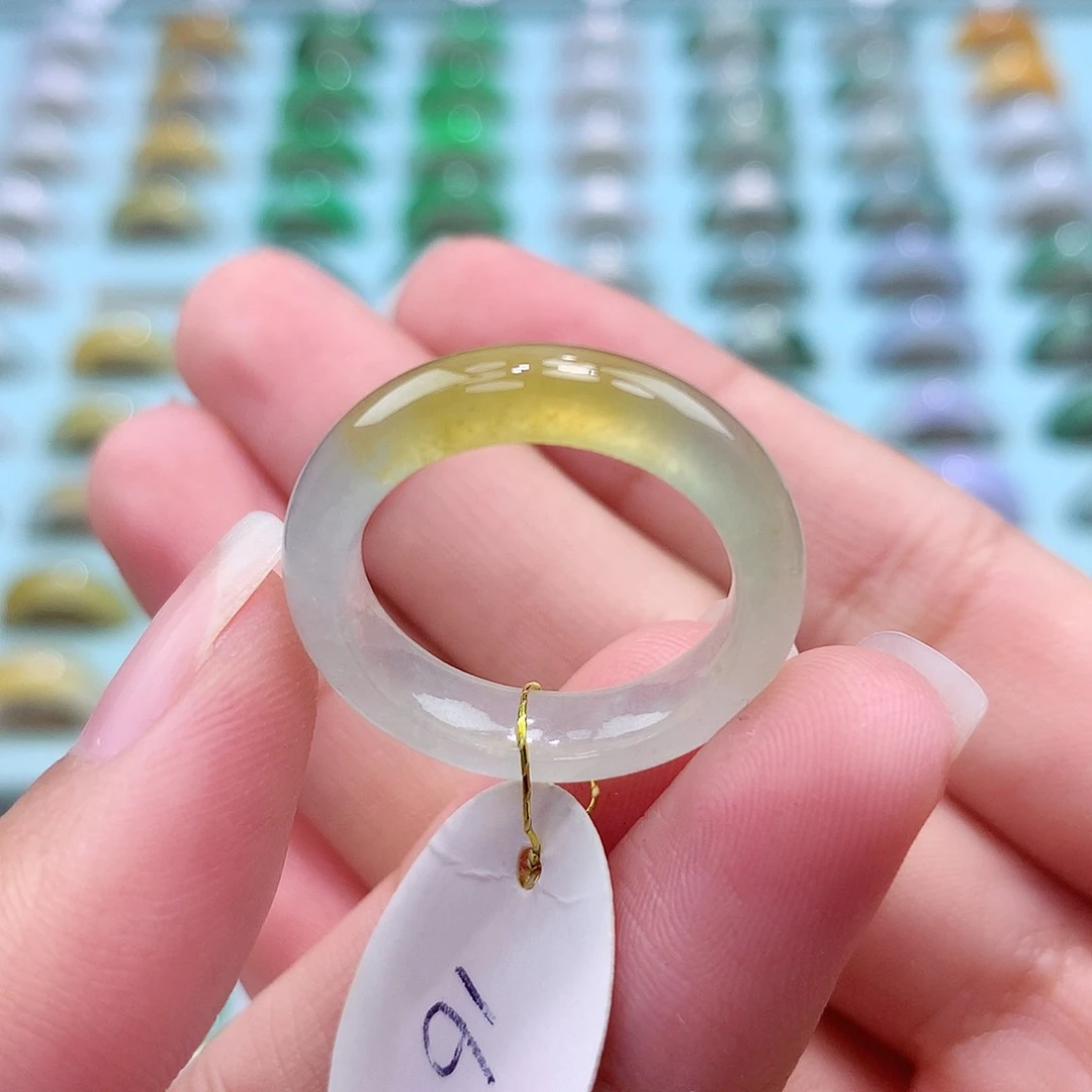 未镶嵌戒指翡翠16圈