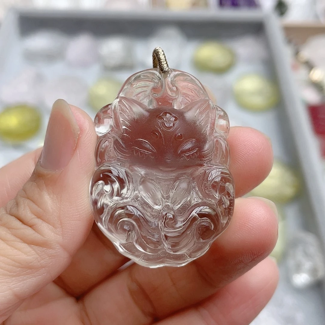 吊坠(不含链)未镶嵌水晶墨****桃